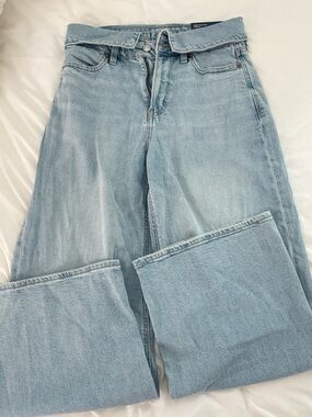American Eagle High rise fold over jeans